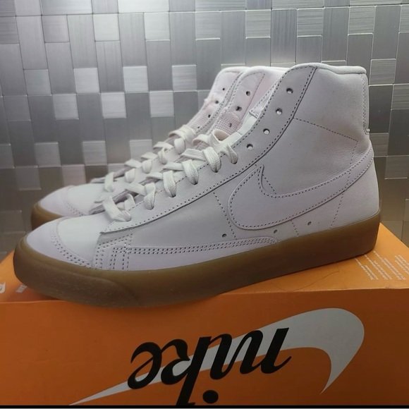 Nike Blazer Mid PRM WF DQ7572 600 Pearl Pink Gum Womens Size 7 - Picture 4 of 4